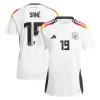 Maillot de Supporter Allemagne Sane 19 Domicile Euro 2024 Pour Femme